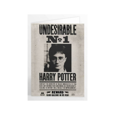 Tarjeta Lenticular Undesesable Nº1 Harry Potter