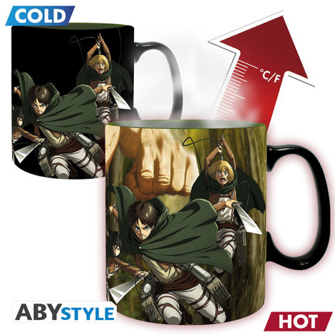 Caneca térmica Eren Titan 460 ml Attack on Titan