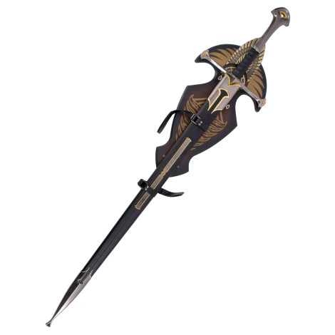 Espada Aragorn Anduril 131 cm bainha e suporte O Senhor dos Anéis