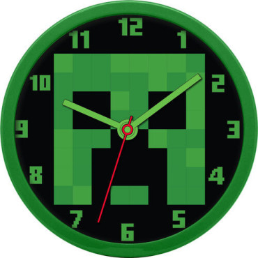 Reloj de pared Minecraft