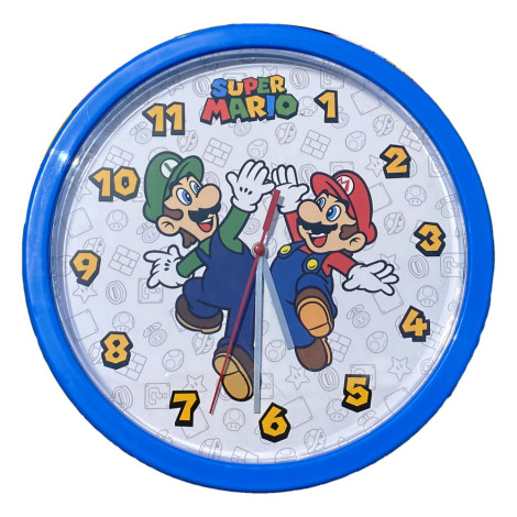 Reloj de pared Super Mario