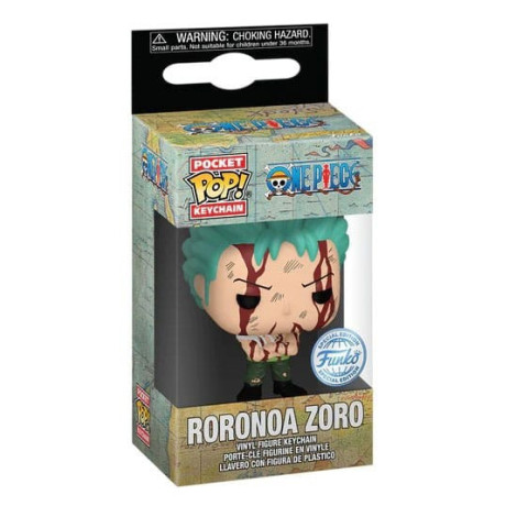 Mini porta-chaves Funko Pop! Zoro One Piece