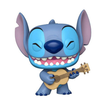 Funko POP! Stitch em tamanho grande com ukulele Lilo & Stitch