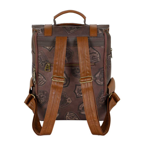 Mochila castanha Harry Potter