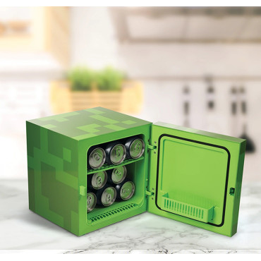 Mini-frigorífico 6,7L Minecraft com cabeça de trepadeira