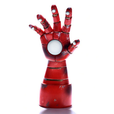 Lâmpada 3D Iron Man Gauntlet