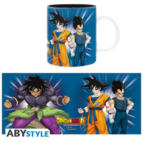 Caneca Dragon Ball Goku Vegeta e Broly