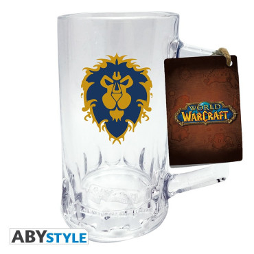 Caneca de cerveja da Aliança de World of Warcraft