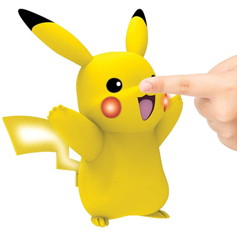 Pikachu Interactivo Figura Pokemon Som de Luz e Movimento