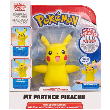 Pikachu Interactivo Figura Pokemon Som de Luz e Movimento