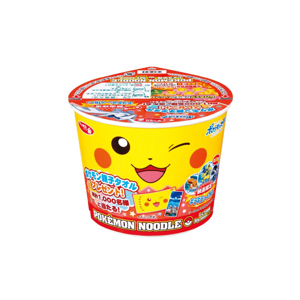 Ramen com molho de soja Pokemon Pikachu 38 Gr