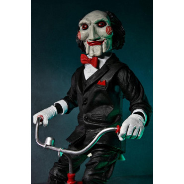 Saw figura con sonido Billy Triciclo 30cm NECA