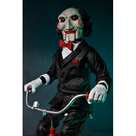 Saw figura con sonido Billy Triciclo 30cm NECA