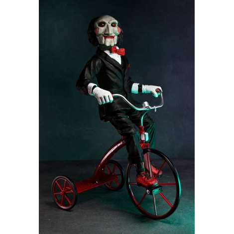 Saw figura con sonido Billy Triciclo 30cm NECA