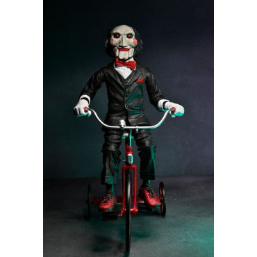 Saw figura con sonido Billy Triciclo 30cm NECA