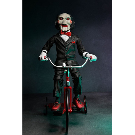 Saw figura con sonido Billy Triciclo 30cm NECA