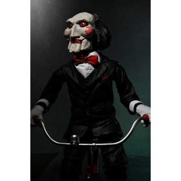 Saw figura con sonido Billy Triciclo 30cm NECA