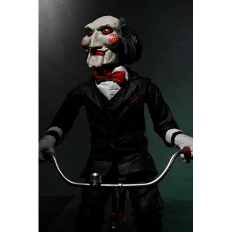 Saw figura con sonido Billy Triciclo 30cm NECA