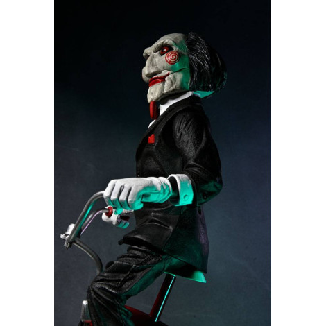 Saw figura con sonido Billy Triciclo 30cm NECA