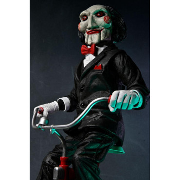 Saw figura con sonido Billy Triciclo 30cm NECA