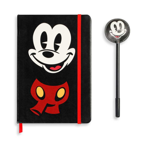 Agenda do Rato Mickey com caneta Preta