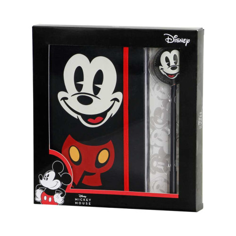 Agenda do Rato Mickey com caneta Preta