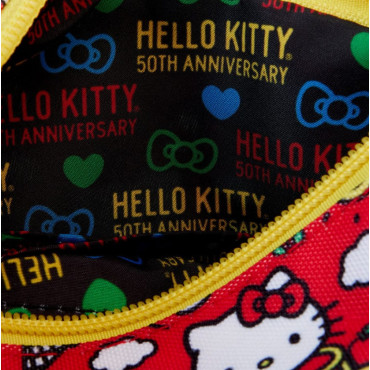 Caixa de cosméticos Hello Kitty 50º aniversário Loungefly