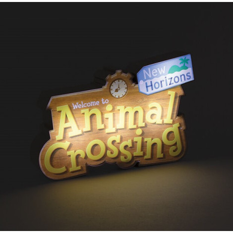 Candeeiro Nintendo com logótipo de Animal Crossing