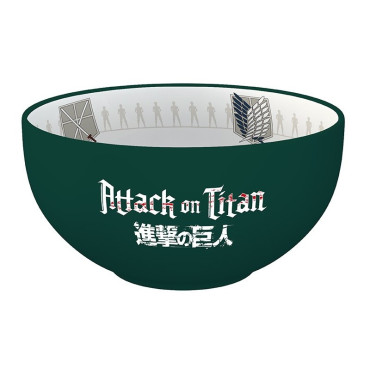 Taça com emblema Attack on Titan