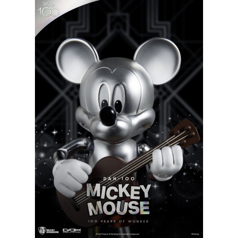 Figura dinâmica 8H Disney Mickey Mouse Cor prata