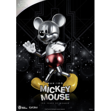 Figura dinâmica 8H Disney Mickey Mouse Cor prata