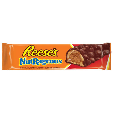 Barra de chocolate com amendoim Reese's Nutrageous