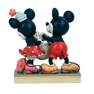 Figura Mickey y Minnie Pascua Jim Shore
