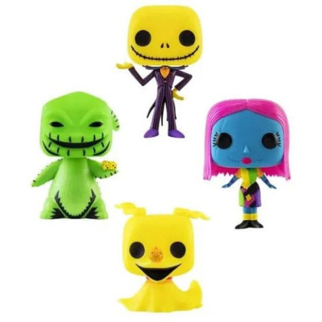 Conjunto de 4 Funkos POP! Nightmare Before Christmas 9 cm