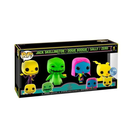 Conjunto de 4 Funkos POP! Nightmare Before Christmas 9 cm