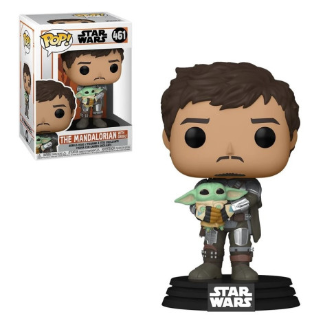 Funko Pop! Comando com Bebé Yoda O Mandaloriano