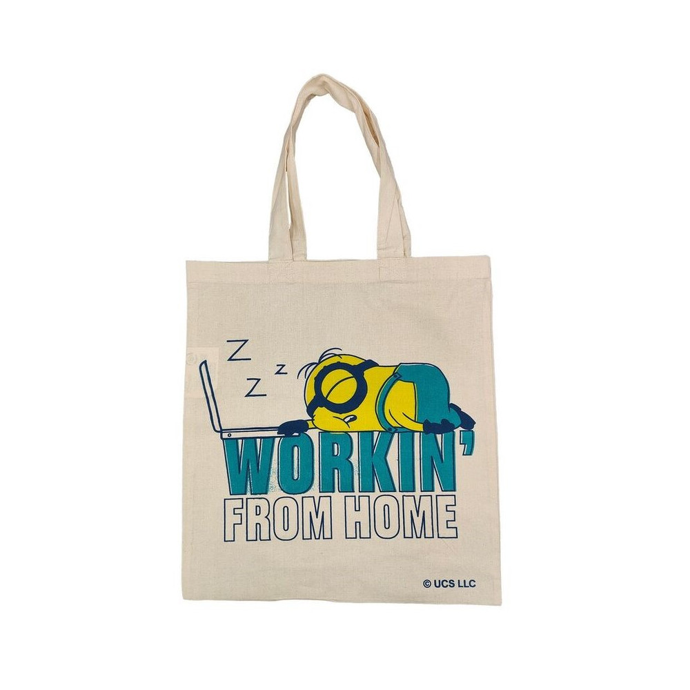 Saco de compras Minions Working from home