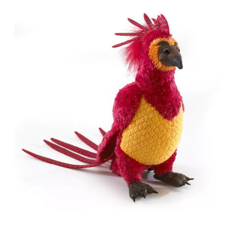 Peluche pequeno Fawkes, a Fénix Harry Potter