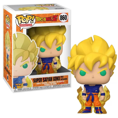 Funko POP! Goku Super Saiyan Primeira Aparição Dragon Ball