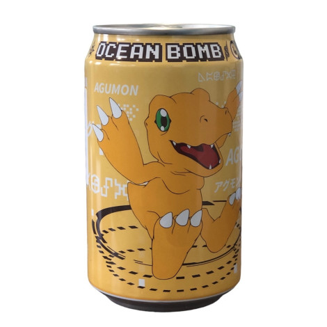 Bebida Ocean Bomb Banana Agumon Digimon