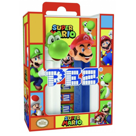 Dispensador de Rebuçados Surprise PEZ Super Mario