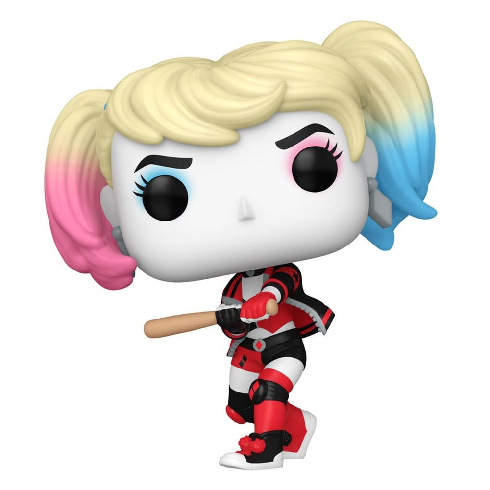 Funko Harley Quinn com o bastão da DC