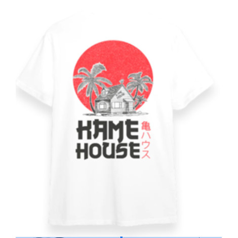 T-shirt Kame House Dragon Ball Fabricado no Japão