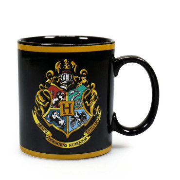 Caneca com brasão de armas de Hogwarts Harry Potter 