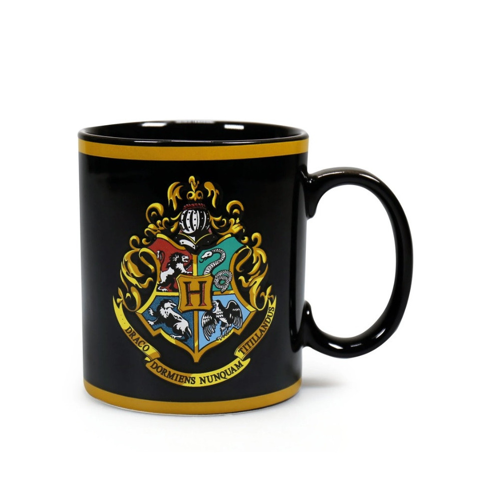 Caneca com brasão de armas de Hogwarts Harry Potter 