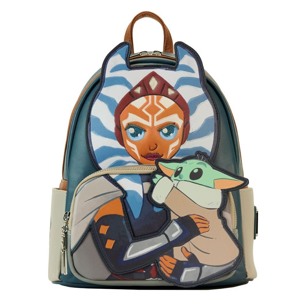 Mochila Ahsoka e Yoda para bebé Star Wars