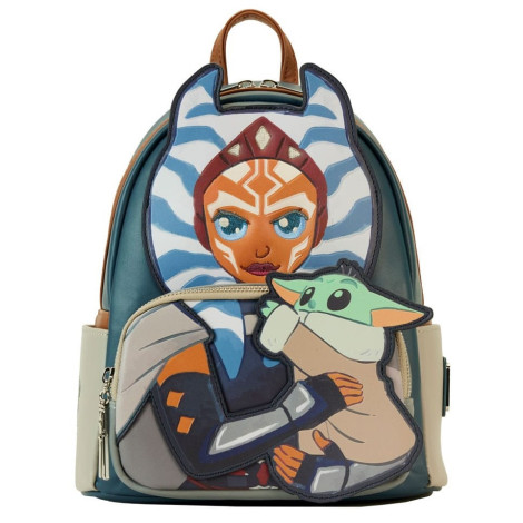 Mochila Ahsoka e Yoda para bebé Star Wars