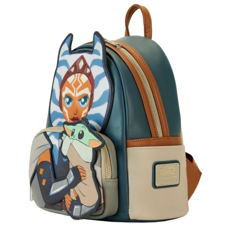 Mochila Ahsoka e Yoda para bebé Star Wars