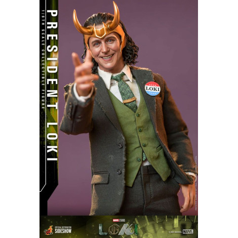 Figura 1:6 Presidente Loki Hot Toys Marvel 31 cm