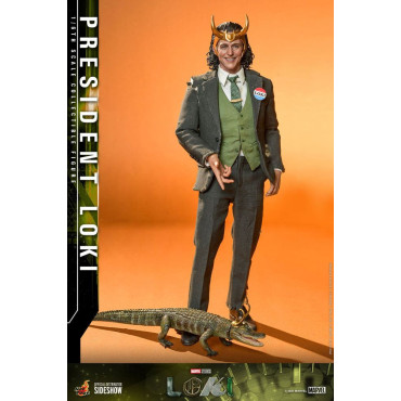 Figura 1:6 Presidente Loki Hot Toys Marvel 31 cm